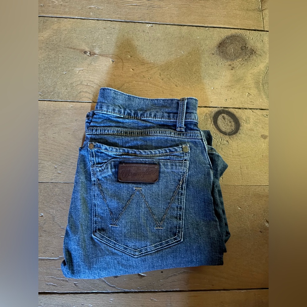Wrangler Blue Bootcut Jeans
